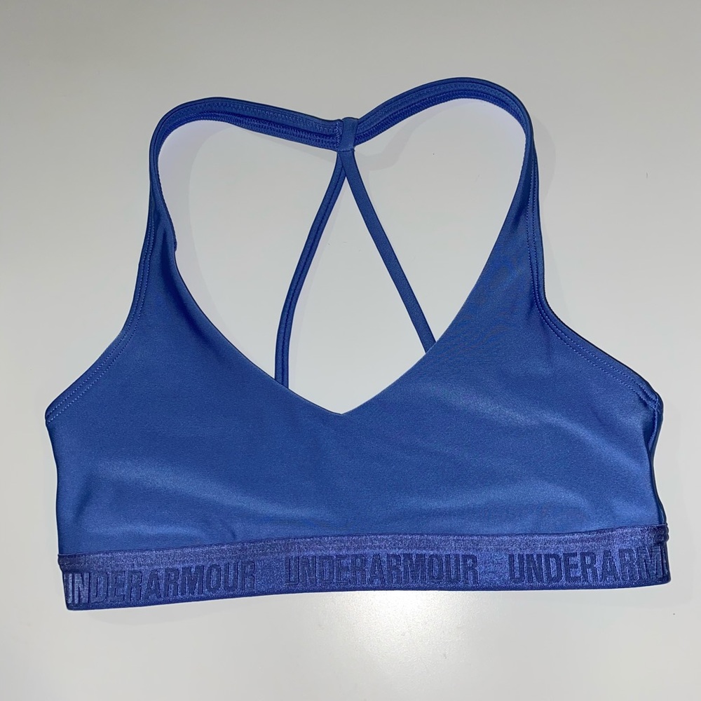 Under Armour Blue Unlined Sports Bra